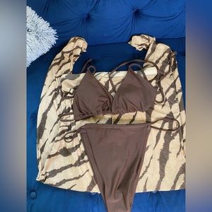 3 piece bathing suit